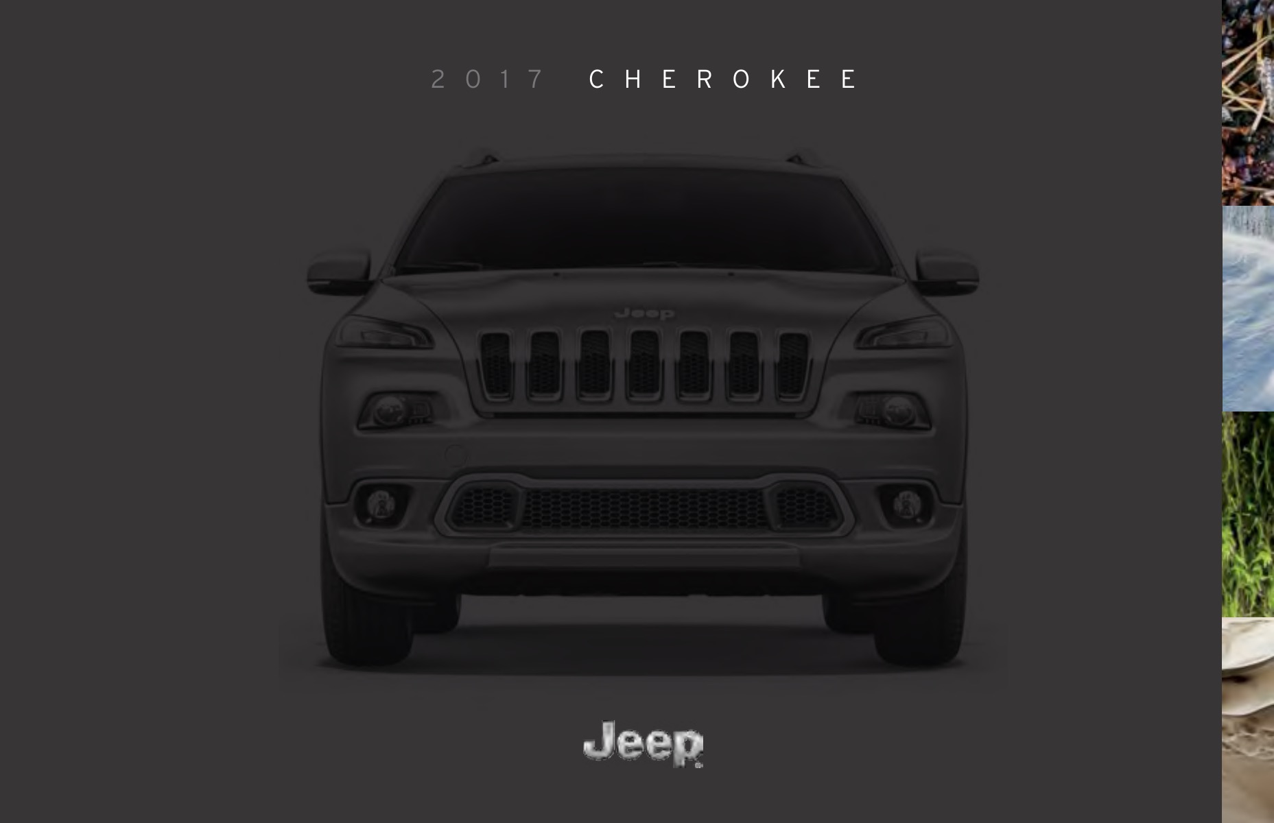 2017 Jeep Cherokee Brochure